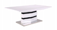 Lenny White And Black Coffee Table