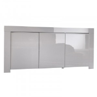 Lysander 3 Door White High Gloss Sideboard 160cm