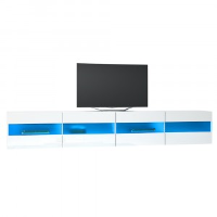 Maddox Floating White High Gloss TV Stand 200cm
