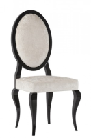 Margot High End French Inspired Black Gloss Dining Chair