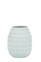 Mathias Light Blue Decorative Ceramic Vase