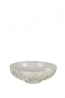 Medhi White And Mint Green Ceramic Bowl