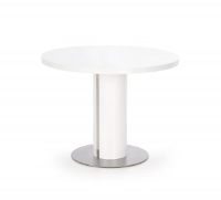 Merlin's Apprentice Small White Round Dining Table 110cm