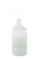 Milly White And Mint Green Gloss Vase