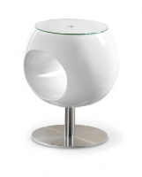 Mimi White Gloss Side Table
