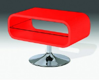 Mork Red Gloss TV Stand 80cm