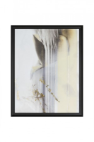 Nisha Abstract  Woman Wall Art With Gold Leaf Detail