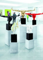 Orello Gloss Contemporary Gymnast Sculptures