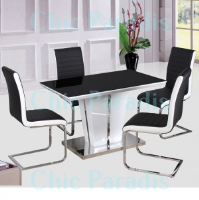 Pavarotti High Gloss Dining Table 2 Sizes Available