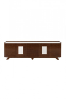 Penelope High Gloss Brown And Cream Sideboard 260cm
