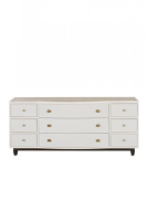 Peyton Luxury Cream High Gloss Chest Of Drawers
