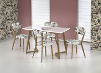 Phoebe High  Dining Table & 4 Chair Set