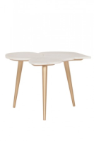Portia Luxury Gold Gloss And Marble Side Table