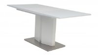 Sebastian White Gloss Extendable Dining Table 130cm