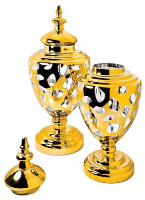 Shiny Golden Urn - 2 Sizes Available