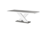 Stelsa Grey And White Extendable Dining Table 160cm