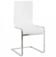 Svenska White Wooden Dining Chair