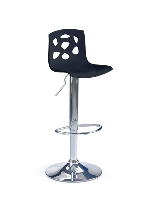 Sydney Black Plastic Bar Stool