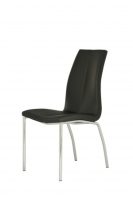 Talia Black Faux Leather Dining Chairs