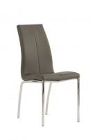 Talia Grey Faux Leather Dining Chairs