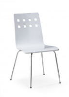 Trish White Wooden Dining Chair