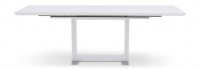 Tula Extending White High Gloss Dining Table 160-220cm