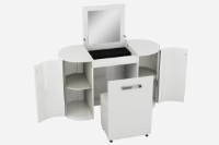 Vanessa High Gloss White Dressing Table