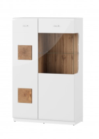 Vidion Low Wide White Gloss Display Unit
