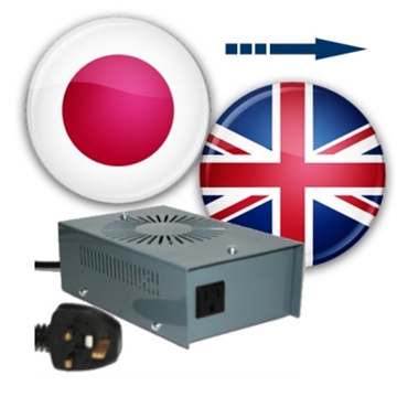 Japan to UK voltage converters (230 to 100v converters)