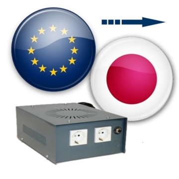 Europe to Japan voltage converters (100 to 230v converters)