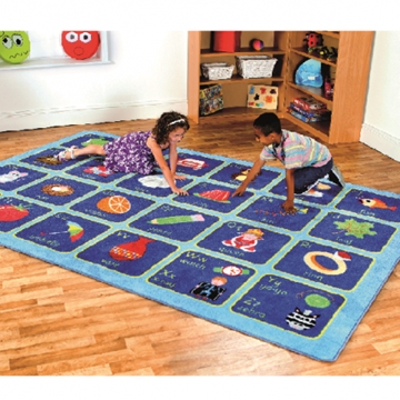 Colourful Schoolroom Floor Rugs For Nurseries