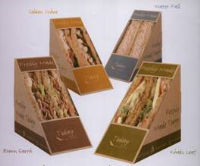 Eco-Friendly Deepfill Sandwich Wedges For Take-away Cafes