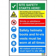 Site Safety Mandatory Construction Signs