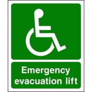 Emergency Situation Disabled Signage