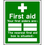 Emergency First Aid Signs For Offices