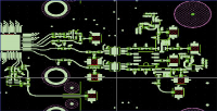 uBGA Printed Circuit Board Simulation