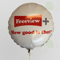 9" Mini Foil Balloons on Sticks For Retail Stores