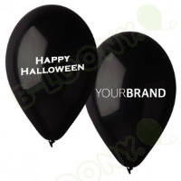 Happy Halloween Printed Latex Balloons For Corporate Events