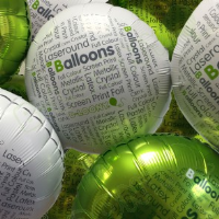 Bespoke 18" Printed Foil Balloons For Bussiness Events