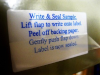 Chemical Resistant Part Laminated Labels For Asset Tracking For Stock Control