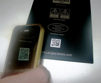 Chemical Resistant QR Code Labels For Logo And Branding For Stock Control