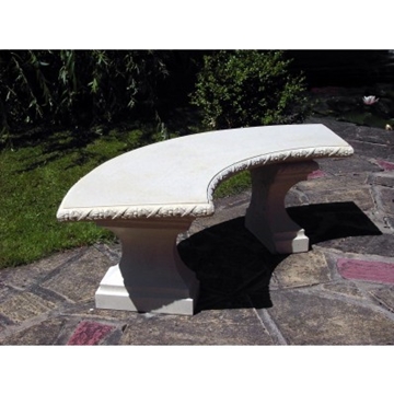 Classic Curved Garden Bench Top