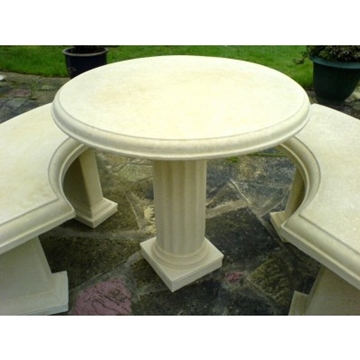 Stone Country Pedestal Table