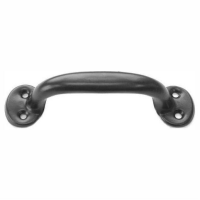 1928 Tubular Pull Handle; Black (BK); 150mm (6")