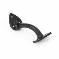 From The Anvil 83842 Handrail Bracket; 76mm (3"); 88mm Projection; Powder Coated Black (BK)