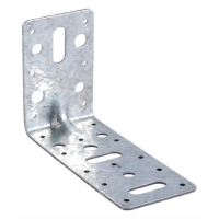 Timco 9090AB Angle Bracket; Galvanised (GALV); 90 x 90 x 62 x 2.5mm