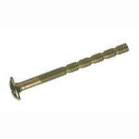 Combislot Thread Snap Off Screw; Yellow Chromatized Steel; Can Be Broken @  5mm Increments Down To 20mm
