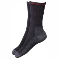 Dickies DCK-00010 Industrial Work Sock; Black/Grey (BK)(GR); Pack (2 Pairs)