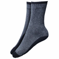 Dickies DCK-00011 Thermo Thermal Socks; Black/Grey (BK)(GR); Pack (2 Pairs)