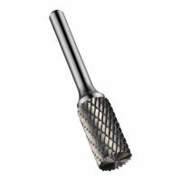 Dormer P803 Solid Carbide Rotary Burrs; Bright; For General Purpose Use; Cylinder Type With End Cut; 6.0mm Shank